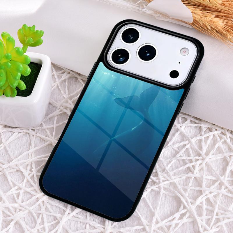 Cute Ocean Whale Fish Phone Case for iPhone 17 Air 16 15 11 12 14 13 Pro Max Shockproof Cover