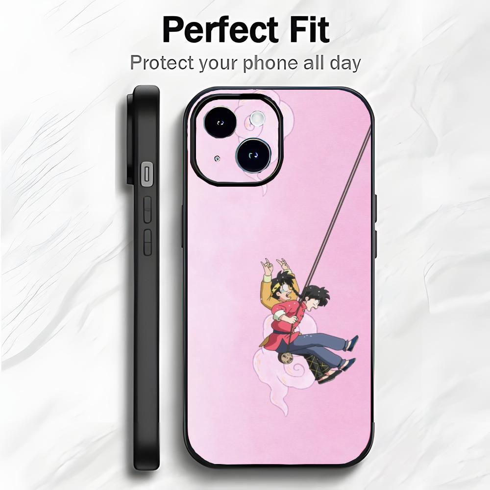 Funny Classic Animel R-Ranma 1/2 Phone Case Phone Case Soft Packaging Lightweight For iPhone17 16 15 14 13ProMax