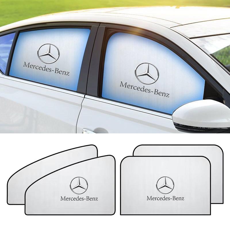 JVC5 Car Sun Shade UV Protection Car Curtain Car Window Sunshade Protection Window Film For Mercedes Benz AMG W205 W204 W203 W111 GLA