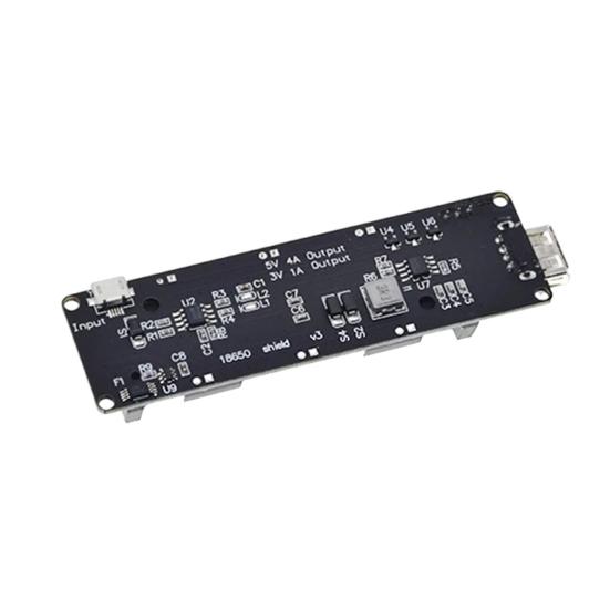 Battery Holder with LED Indicator USB Port Over-Temperature Protection Universal Battery Protection Holder for Raspberry Pi