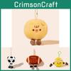 Balls Pendant Plush Badminton Keychain Room Decor Bag Decoration Gift Birthday