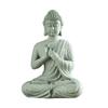 Green Sandstone Sandstone Buddha Sitting Posture Buddhist Ornament Tea Pet   Indoor