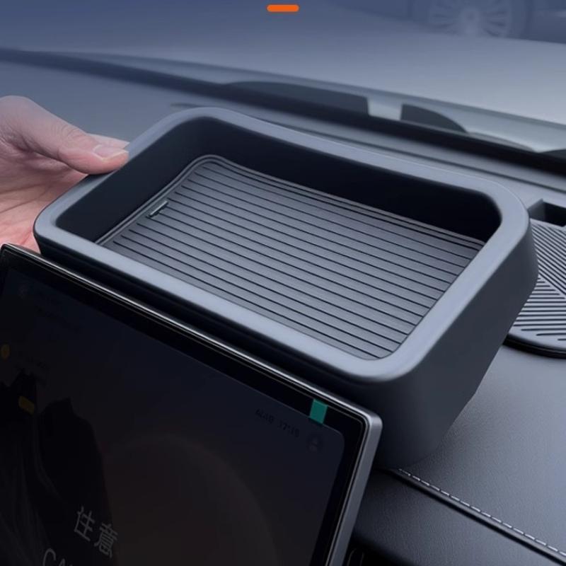 For Chery JAECOO J7 2025 Central Control Screen Rear Storage Box Tissue Box Modification Parts with Enhanced Storage Design