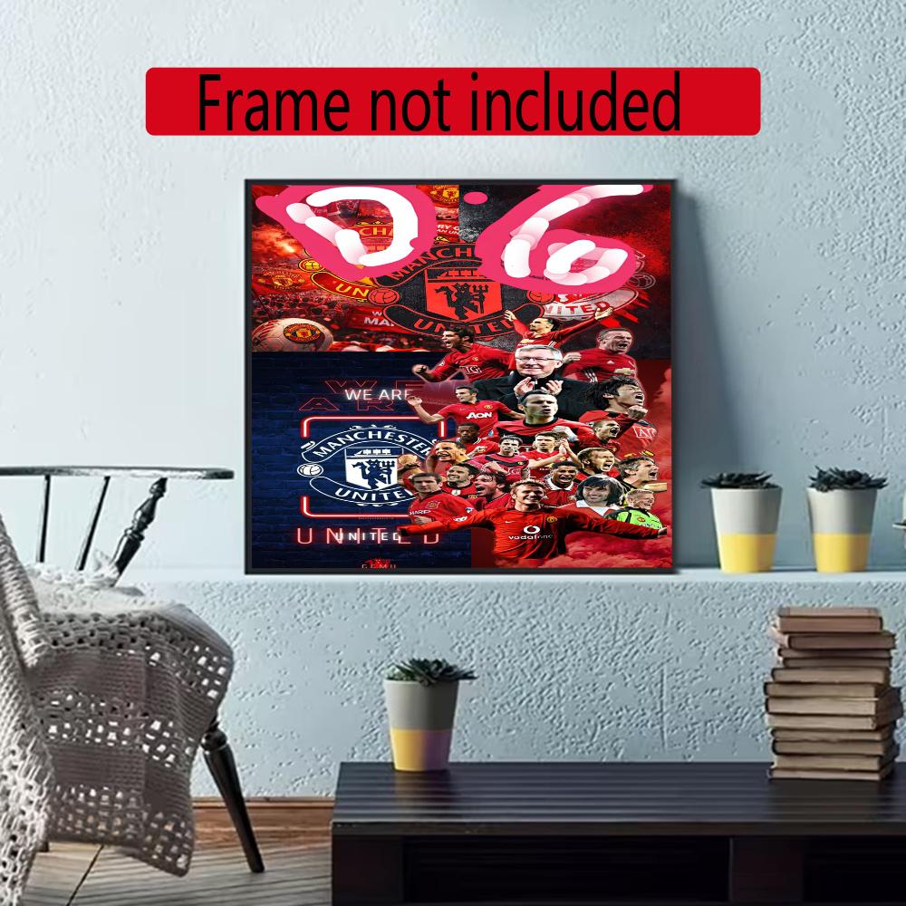 Manchester 5D Diy Diamond Painting Round Diamond Diy Frameless Holiday Artwork Suitable For Home Office Wall Decoration