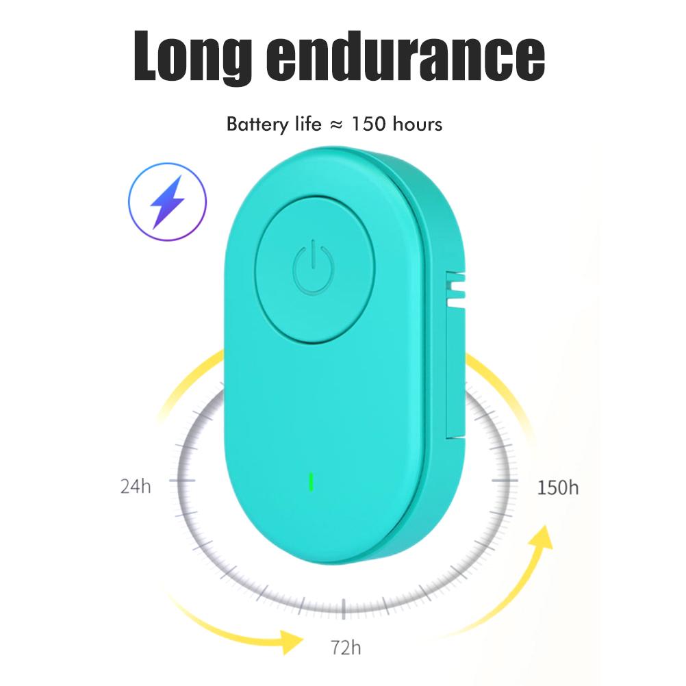 Bærbar ultralyd skadedyrskremmer med klips Elektronisk insektsmiddel for innendørs og utendørs bruk