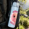 1PC Ballerina Puccina Slogan Print 750ml Color Plastic Sports Water Bottle Leakproof Flip Straw Lid Suitable for Sports Office Home Use