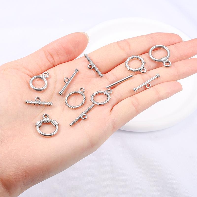 Nahtloser Edelstahl OT Verschluss für Schmuck DIY: Halskette & Armband Verbindungsset