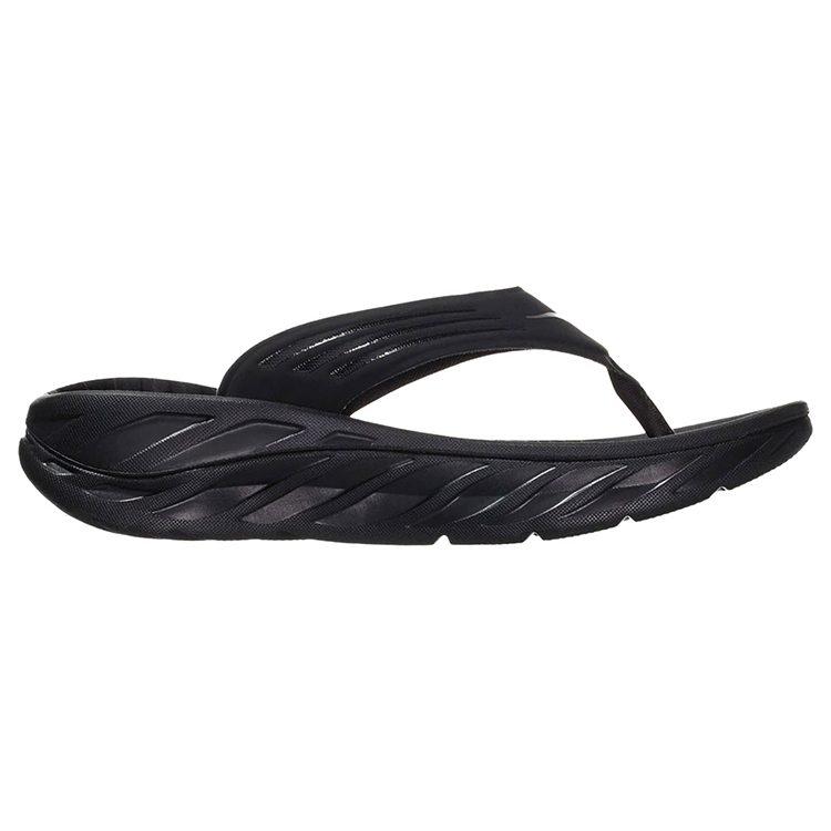 HOKA One One Ora Recovery Flip Black Dark Gull Grey 1099675-BDGGR