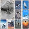 F22 Raptor Retro Vintage Tin Sign Poster Decorative Plaque Metal Plate Wall Decor