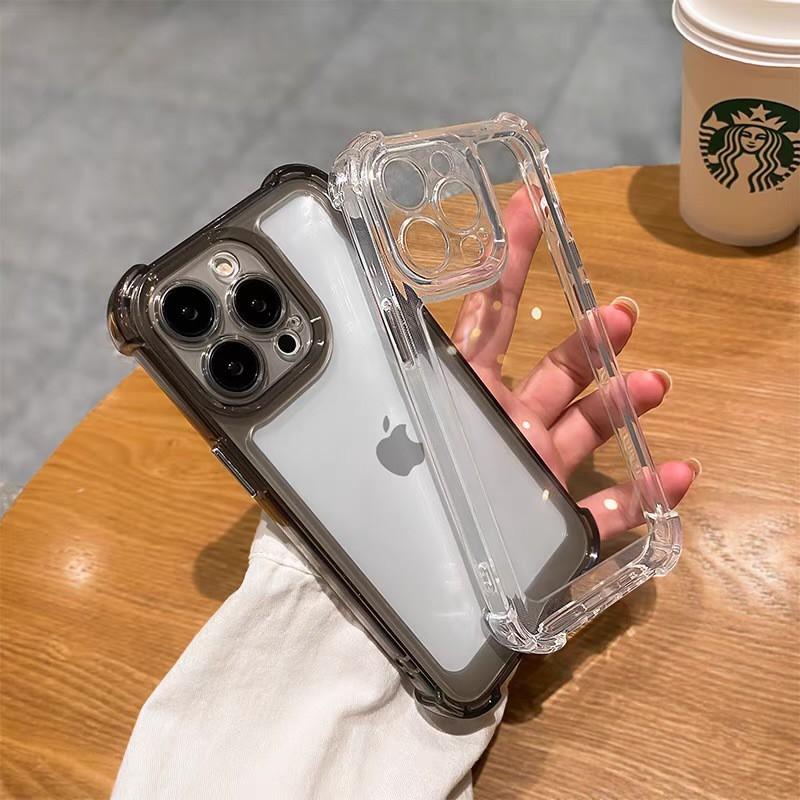 Shockproof Clear Phone Case IPhone 17 Pro Max 16 15 14 13 12 11 X Series SE4 Airbag Protective Cover