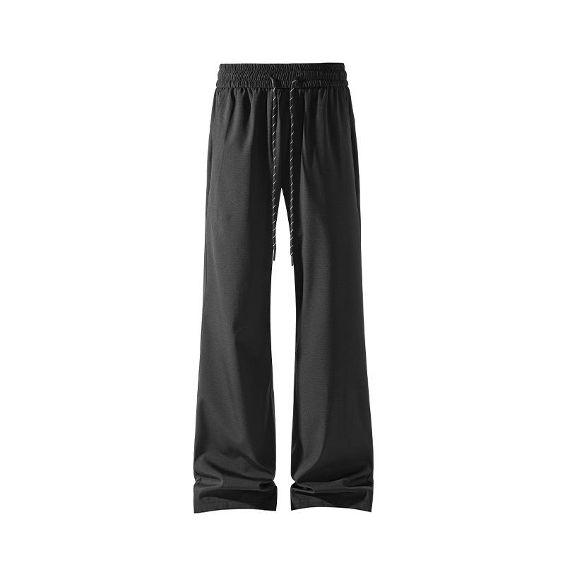 Spring new American trendy brand loose and micro-pull small trousers straight casual trousers M-XL one piece is available.