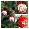 Christmas Tree Decor Foam Sticker Set With Santa And Reindeer Ornaments For Holiday Celebration