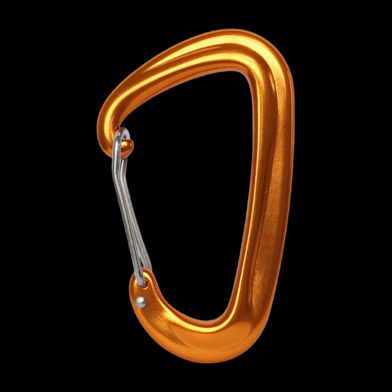 Aluminum Alloy O-Type Climbing Carabiner 2-Pack