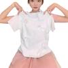 Japanese Pink Sweet & Spicy Summer College Style Slim Short Sleeve T-Shirt