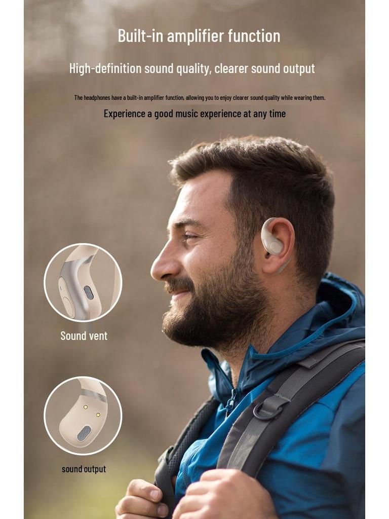 New Over-Ear Wireless Bluetooth Earbuds with Noise Cancelling and Ultra-Long Battery Life
