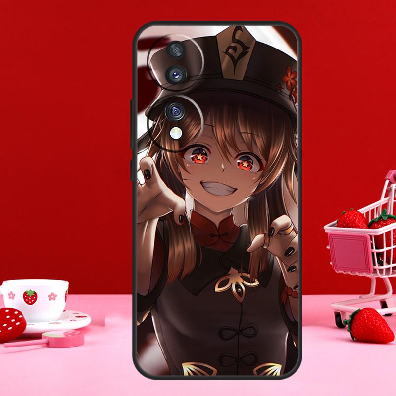 Genshin Impact Hutao For Honor X9b X8b X8a X9a X6a X7a X6 X7 X8 X9 Honor 90 70 50 Magic 5 Lite Magic 6 Pro Case