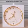 Modern Minimalists Alarm Clock with Builts In Nightlight and Quiet Movement for Home Decors Battery Operated Table Clock