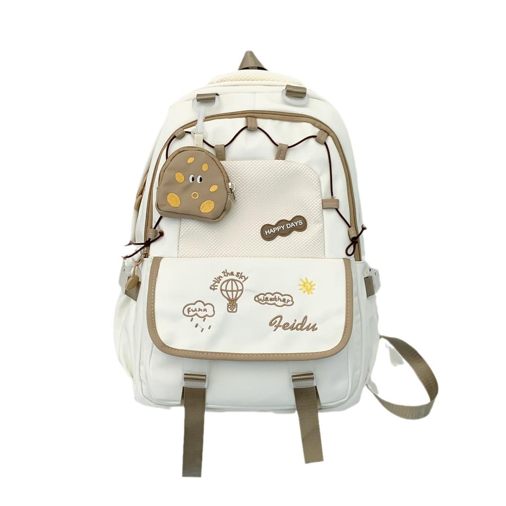 Schoolbag cute schoolbag female going out large capacity backpack simple female college student schoolbag high school student travel computer backpack