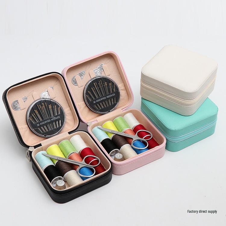 High-Quality Portable Sewing Kit: Needle and Thread Box for Home, Dorm, or Wedding Sewing Needs.