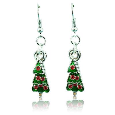 Weihnachtsbaum Ohrringe: Europäischer & Amerikanischer Stil Modeschmuck