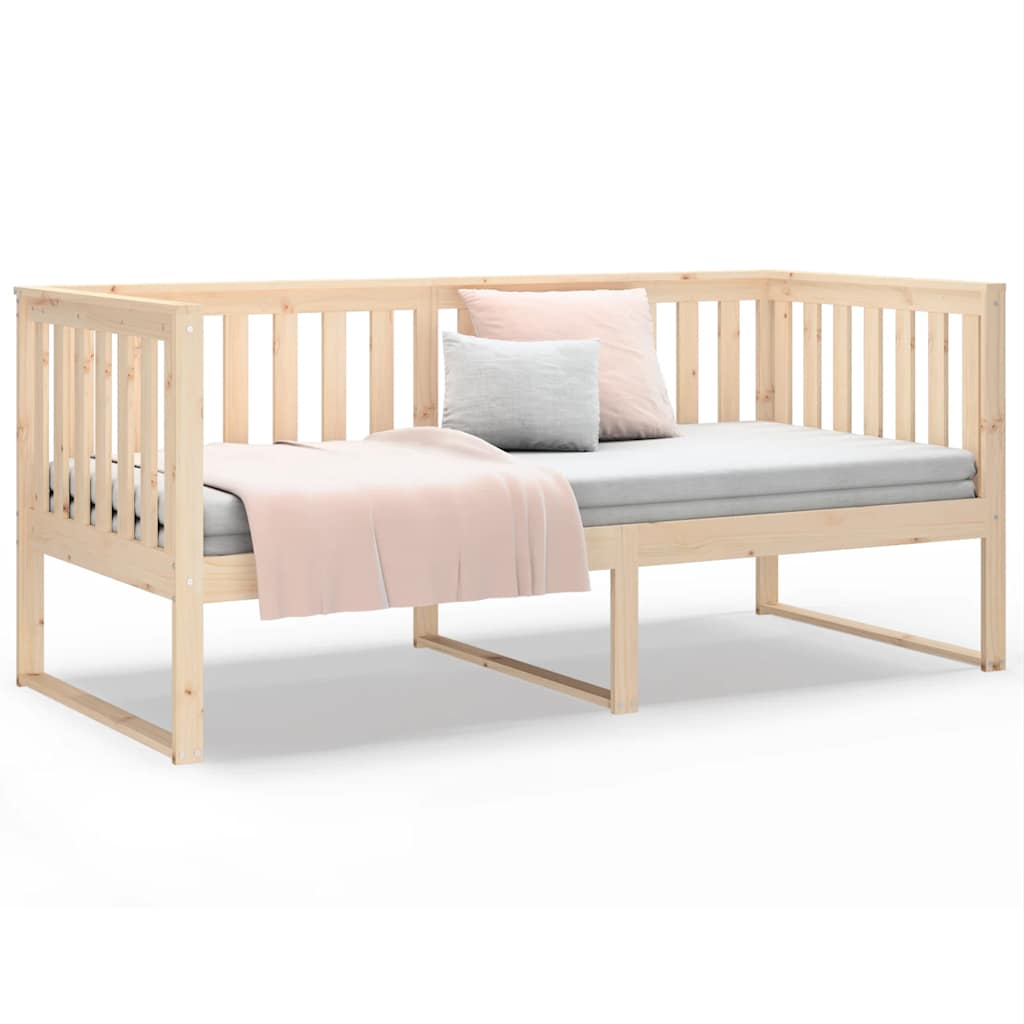 Daybed without Mattress 100x200 cm Solid Pine Wood