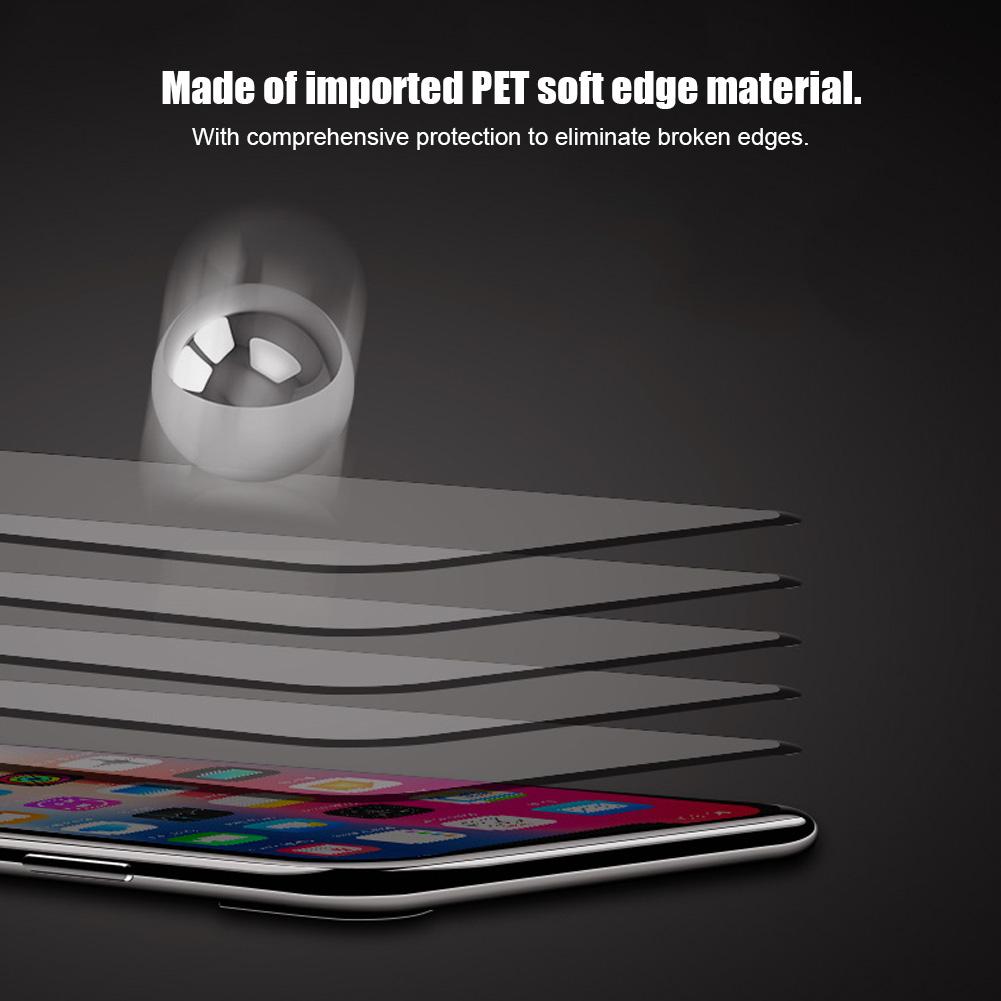 2 PCs Soft Edge Full Coverage Unseen Mobile Phone Tempered Glass Film for iPhone11 11 Pro 11Pro MaxFor iPhone11Pro