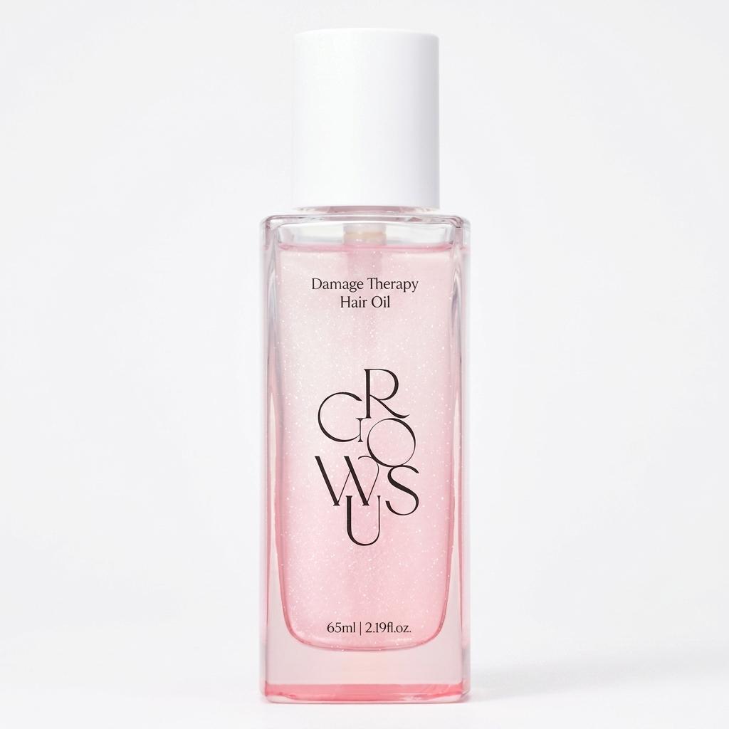 GROWUS Damage Therapy Hair Oil (65ml) [K-BEAUTY] Heat Protection & Glossy Shine