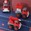 Puzzle Disassembly Assembly Car Toys Take Apart DIY Assembly Firetruck  Xmas Gifts