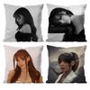 A-Ayliva German Singer Pillow Case Pattern Printed Pillowcase For Living Room Sofa Cushion Cover & Bedroom Decor