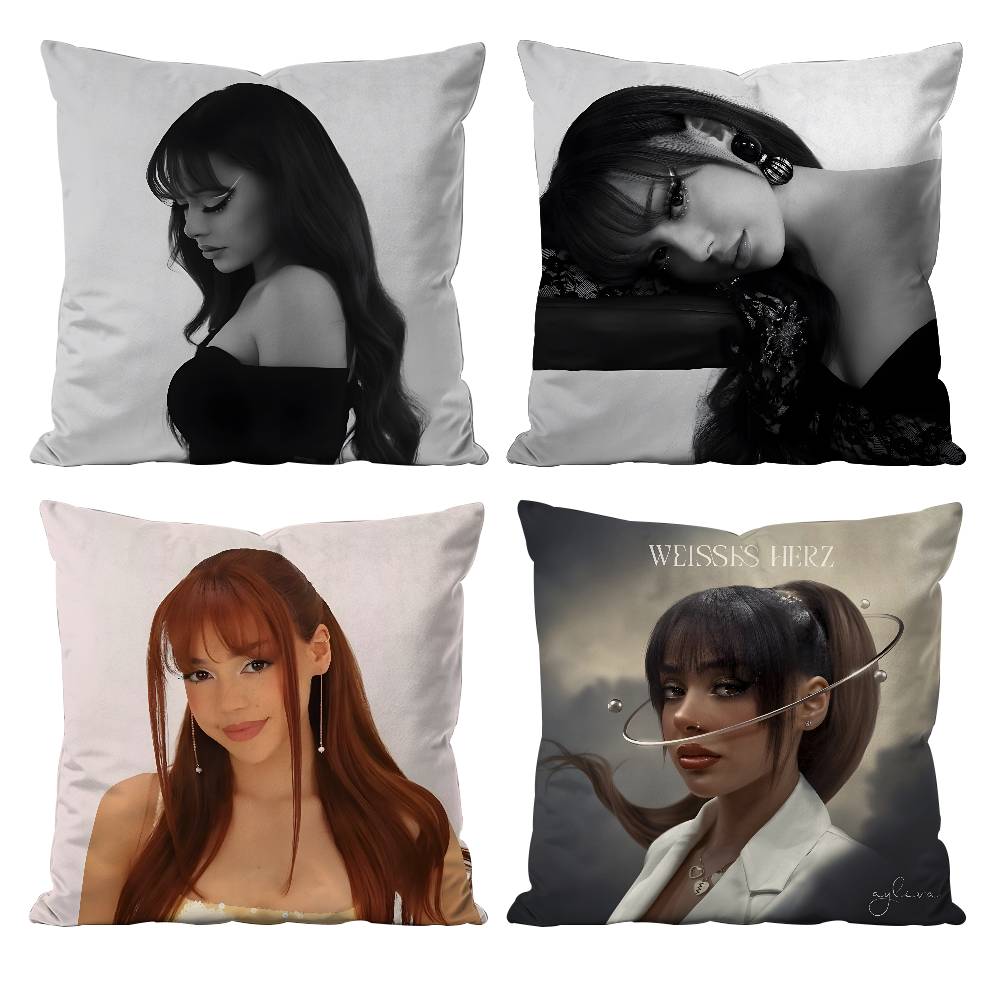 A-Ayliva German Singer Pillow Case Pattern Printed Pillowcase For Living Room Sofa Cushion Cover & Bedroom Decor