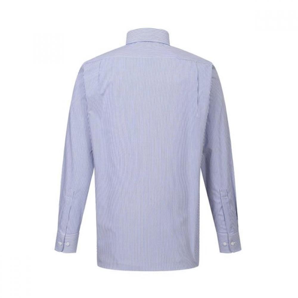 Daks Men S Linen Blend Micro Stripe Regular Fit dreSS Shirt dmS3Shdl121b1