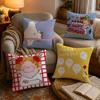 Cute CCoco And Wondrous Gang Cushion Cover Soft Plush Cushion Cover Double Print And Invisible Zipper For Sofa Home Car Use