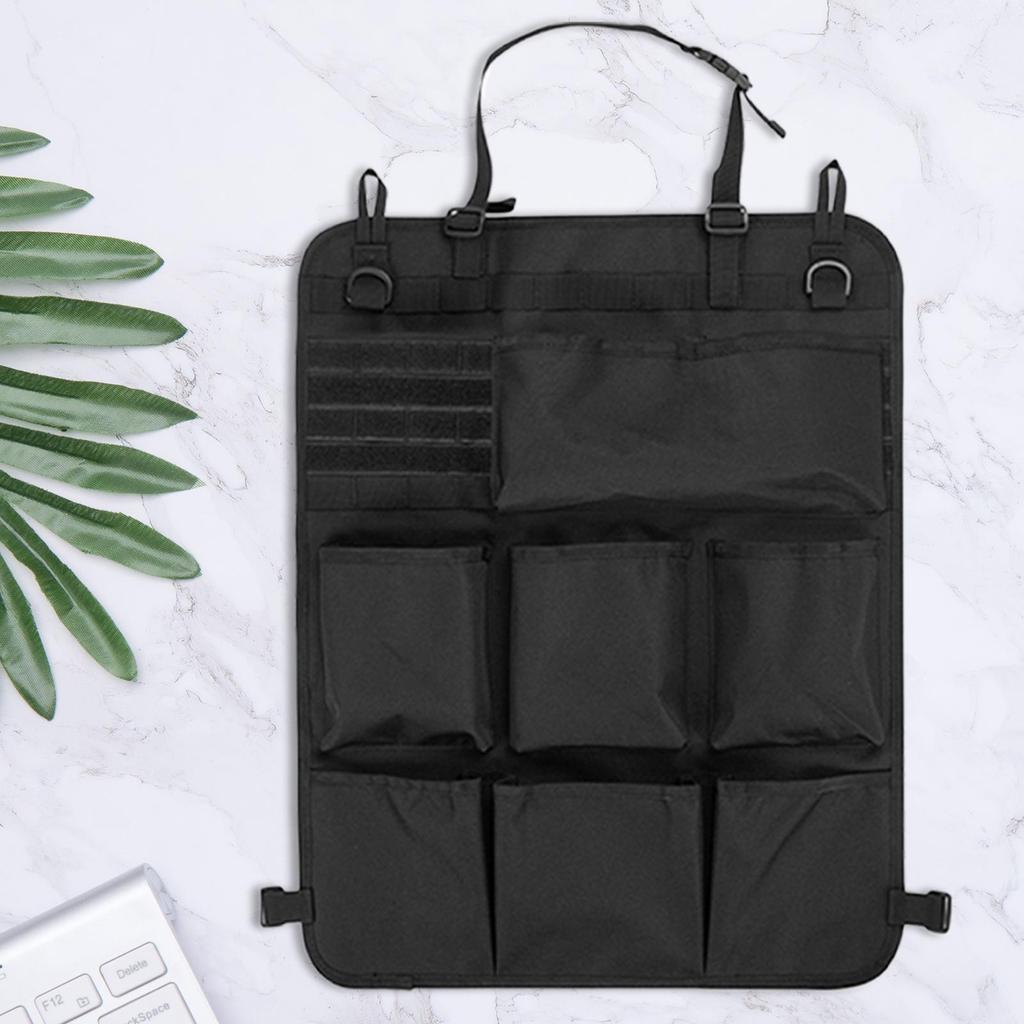 Rücksitz Auto Organizer Sitzrücken Organizer 900D Oxford Schmutzfänger Mit 8 Taschen Für Fahrzeugorganisation Passagierkomfort
