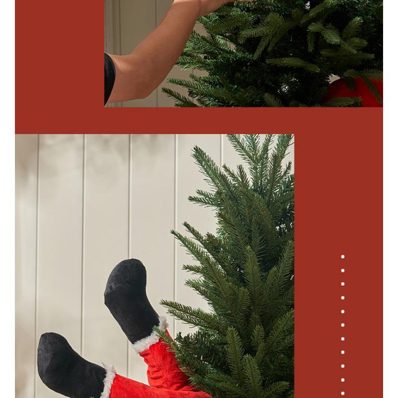 Weihnachtsschmuck süße Elfenbeine Weihnachtsbaumanhänger Weihnachtsstoffbeine Fensteranhänger