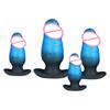 2026 Wearable Anal Plug Dildo Blue Black Wearable Anal Plug Size Optional G-spot Clitoris  Stimulator Masturbator Prostate Massager Adult Sex Toys 18+