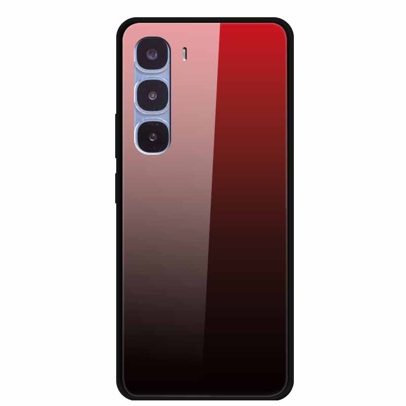 Funda de Lujo Para Infinix Hot 60 Pro X6885 Cubierta de Cristal Templado para Fundas de Teléfono Infinix Hot 60 Pro Animales de Moda Protectora Funda