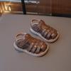 Girls Roman Shoes Baby Toes Cover Princess Boys Soft-soled Beach Shoes Kids New Summer Sandals