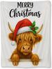 Christmas Tree Blanket, Soft Lightweight Flannel Red Truck Gnomes Snowy Cabin Throw Blanket for Couch, Bed, Travel & Home Decor