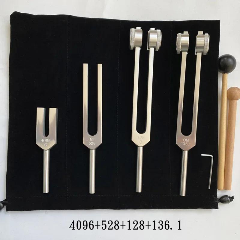 Colorful Tuning Fork Set Aluminum Tuning Forks Healing Therapeutic Musical Instrument Percussion