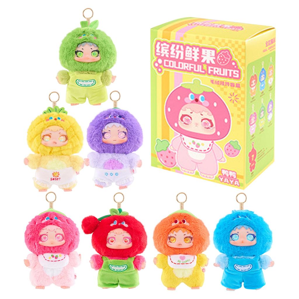 Colorful Fresh Fruit Plush Mystory Box Random Doll Toy Bag Back Packaging Accessories Pendant Doll