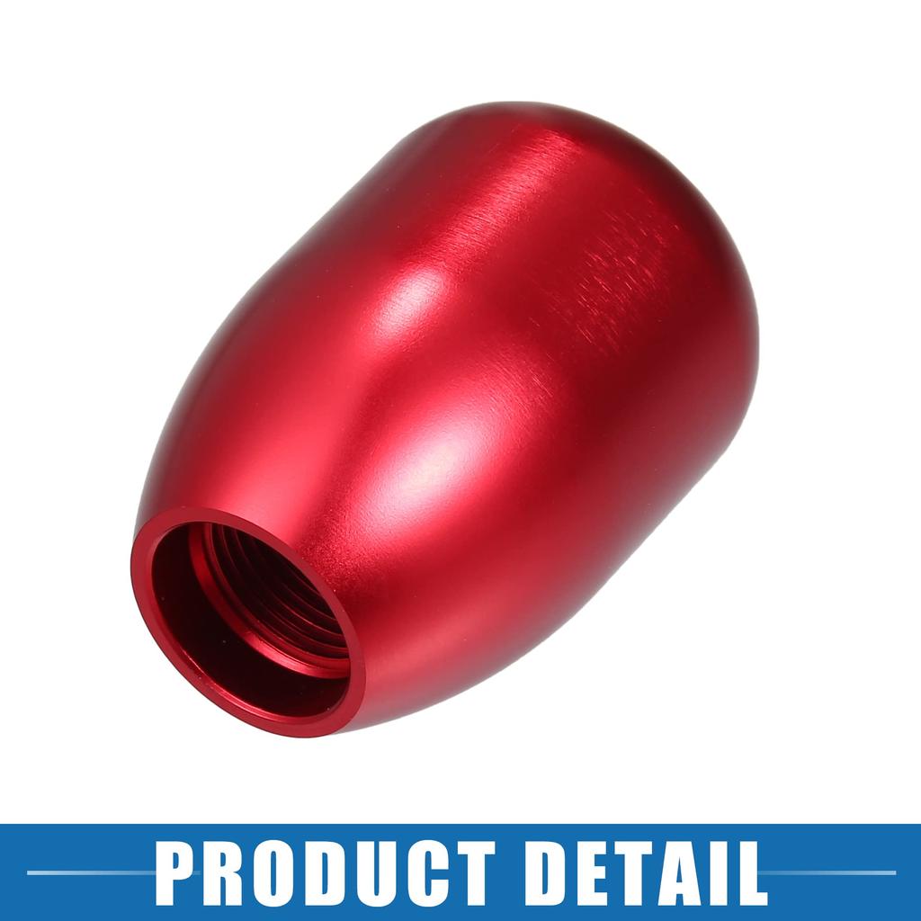 A ABSOPRO Car Gear Shift Knob Stick Shifter Handle Car Shift Knob 6 Speed Universal Red
