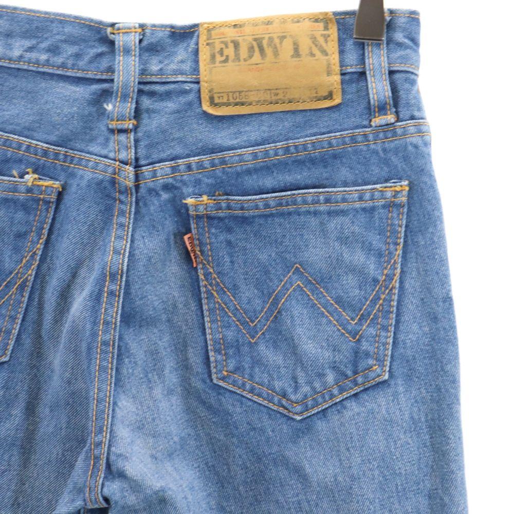 EDWIN Vintage Boot Cut Denim Pants W28 Jeans Women Used