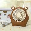 Cute Cartoon Handheld Mini USB Rechargeable Portable Fan