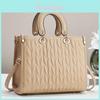 Urban Minimalist Pu Large Capacity Shoulder Bag With Pouch For Daily Use