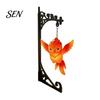 Magic Bookshelf Lamp Magical with Owl Phoenix And Stag Figures, Vintage Iron Stand Bedroom Night Light Light, Warm Decorative for Library Study