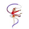 Fashion Rhinestone Enamel Gymnastics Ballet Dancer Brooch Pin For Women Cute Pins Crystal Corsage Brooch Wedding Jewelry Gift