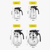Glass Teapot Heat Resistant One-click Filtering Tea Pot High Borosilicate Puer Kettle Tea Water Separation Filter Home Teaware