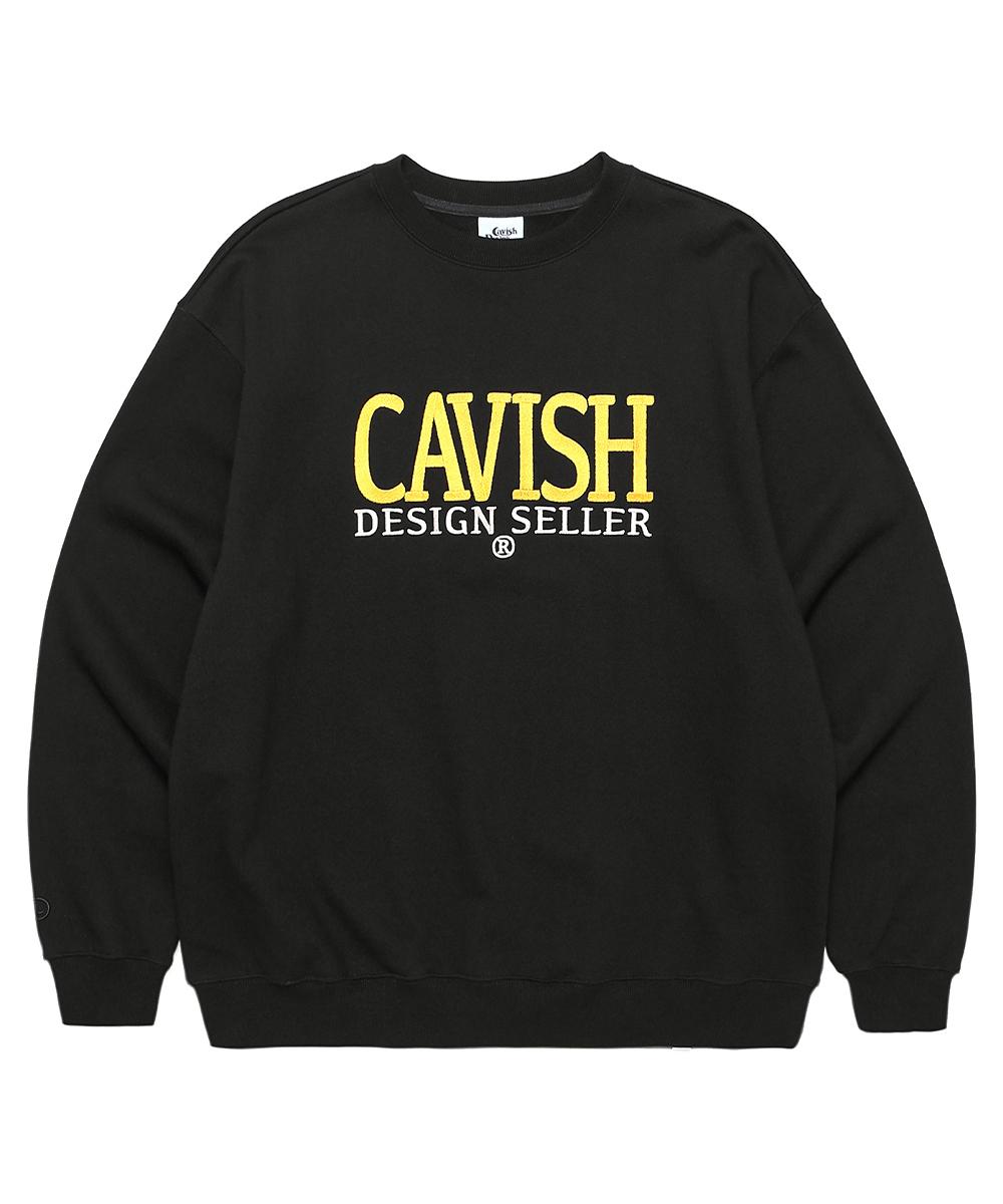Cabisi Serif Emb Sweatshirt Black(Cv2Cfum470A) Black/S