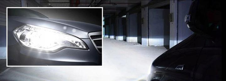 Żarówki Led H7 S2 72W Cob Mocne Zestaw 16000 Lm