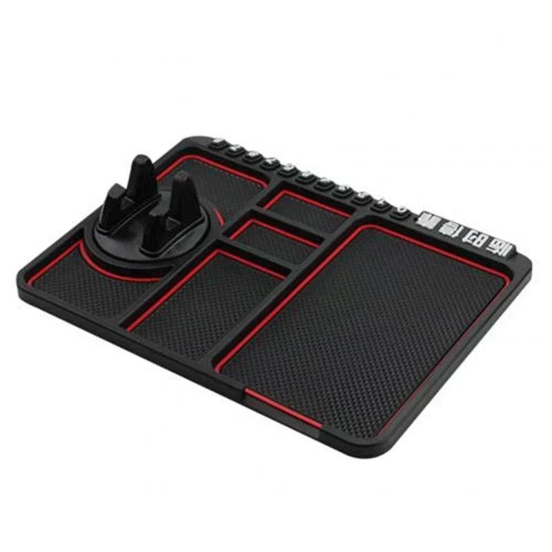 Silikon Auto Anti-Rutsch-Matte Auto Telefon Halter Klebrige Anti Rutsch Dash Telefon Halterung Parkplatz Nummer Karte Auto Pad Matte Auto Matte
